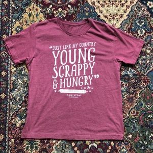 Hamilton Broadway T-Shirt, Young Scrappy & Hungry